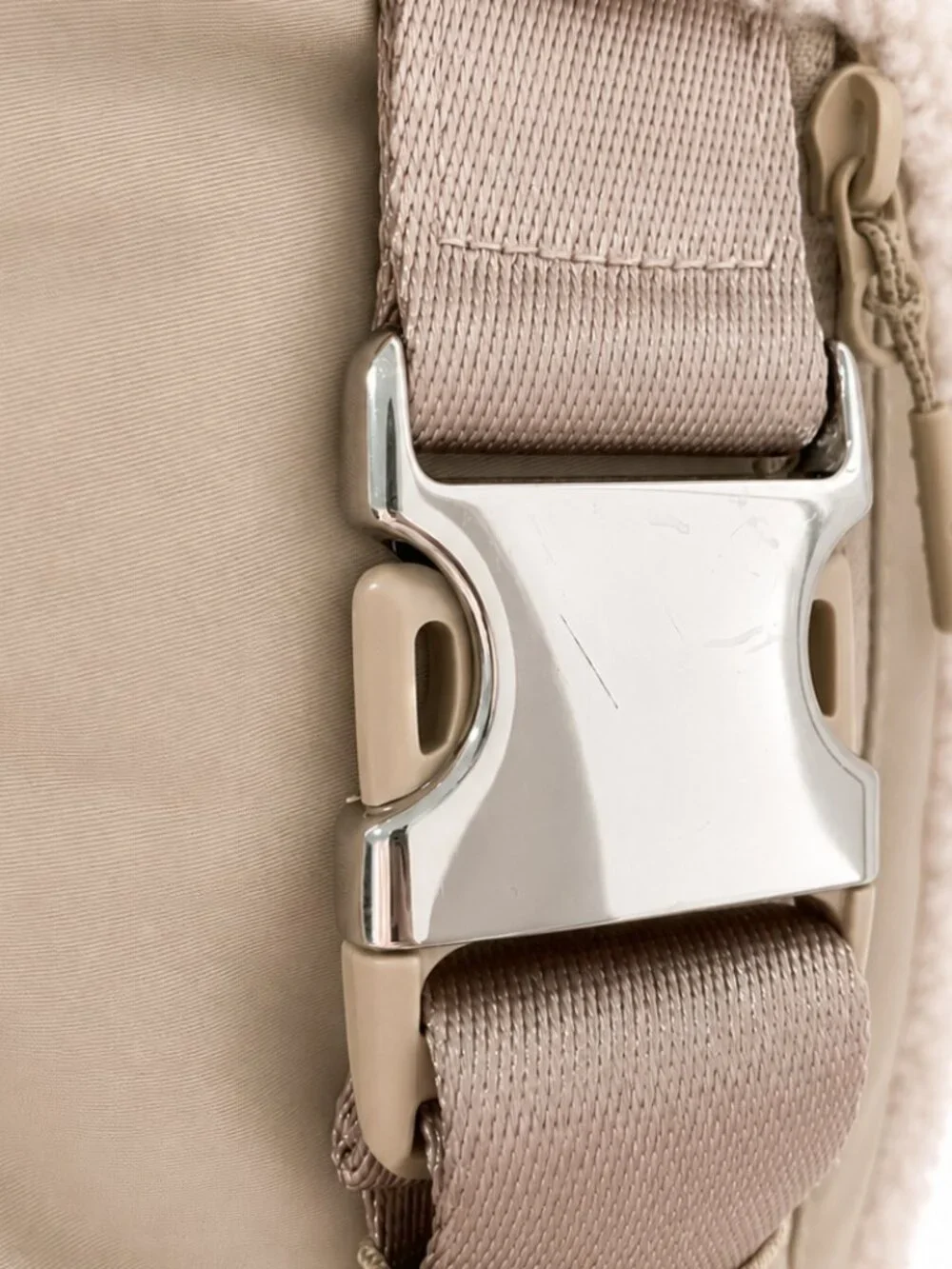Lululemon Everywhere Belt Bag 1L Fleece Natural Ivory Trench Crossbody Fanny
